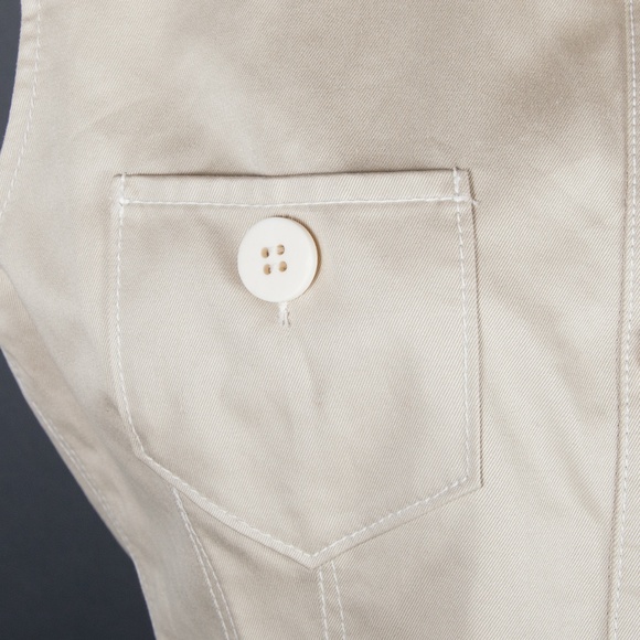 NEW Ter et Bantine Light Tan Sleeveless Shirt - Picture 5 of 8